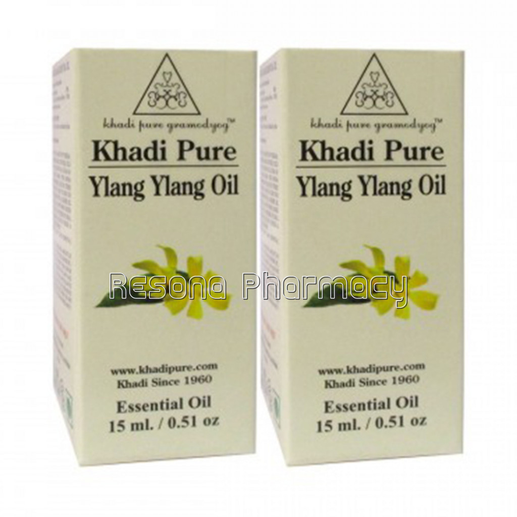 Khadi Pure Herbal Ylang Ylang Essential Oil   15Ml (Set Of 2)