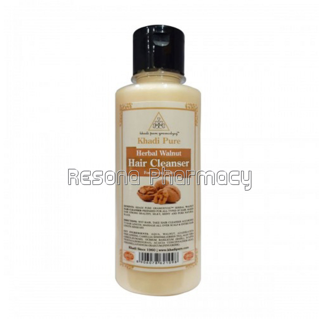 Khadi Pure Herbal Walnut Hair Cleanser   210Ml