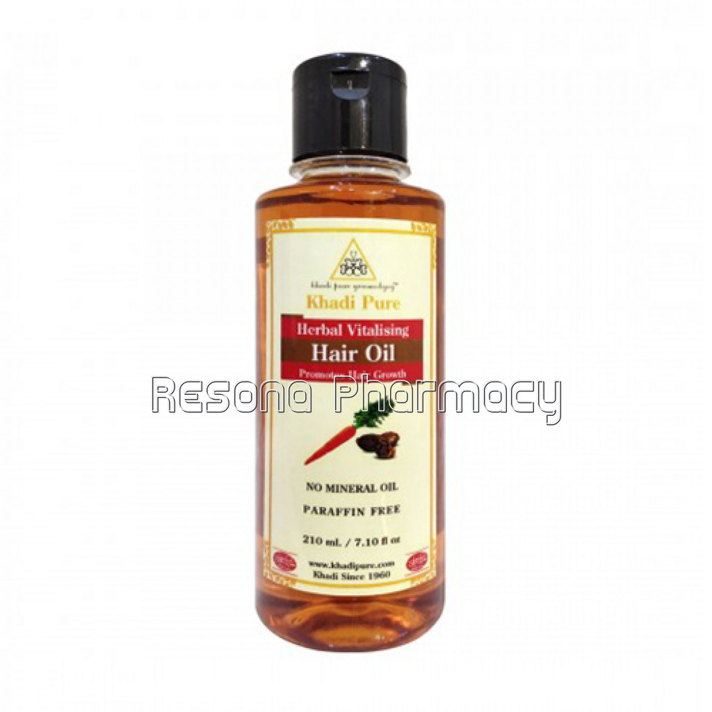 Khadi Pure Herbal Vitalising Hair Oil   210Ml