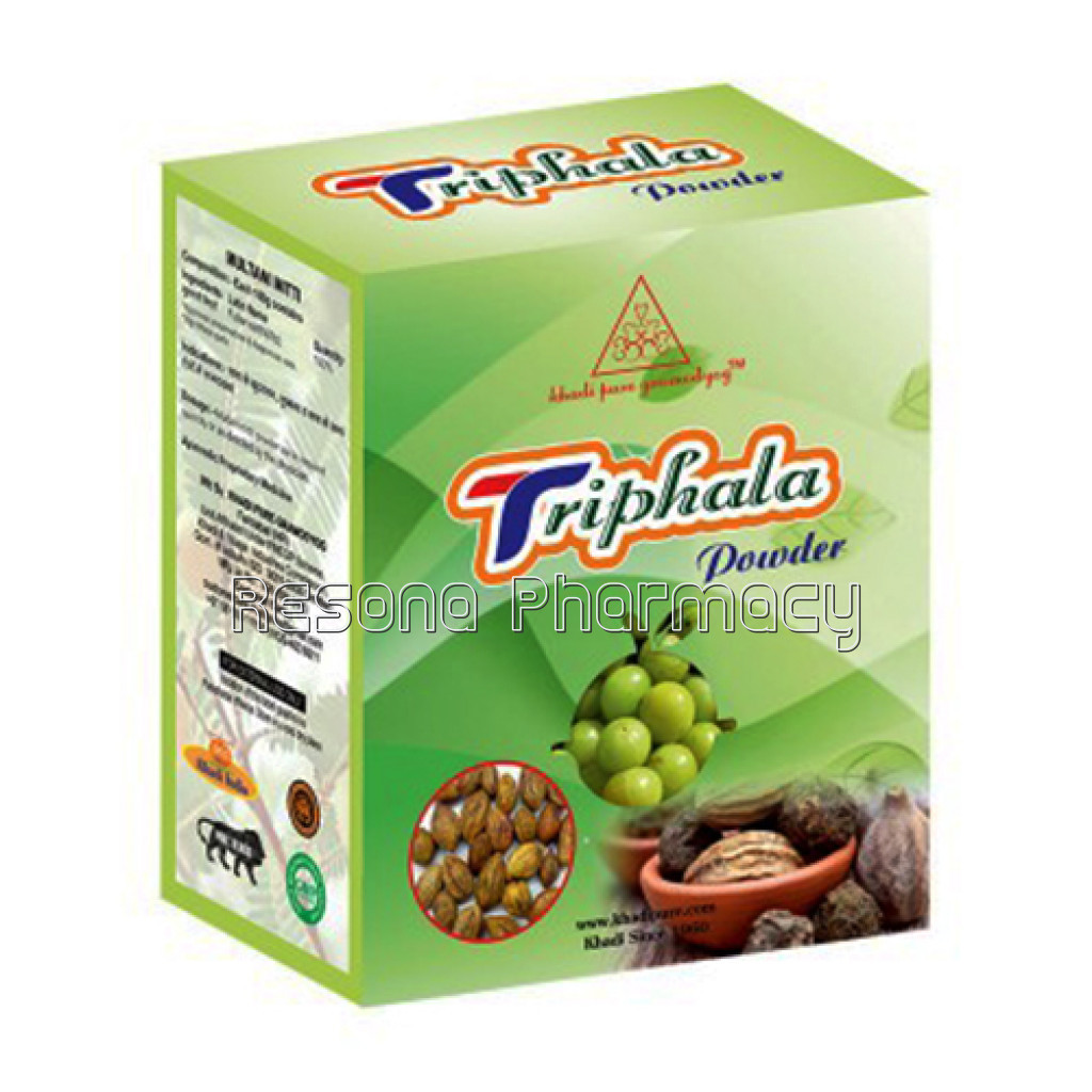 Khadi Pure Herbal Triphala Powder   80G