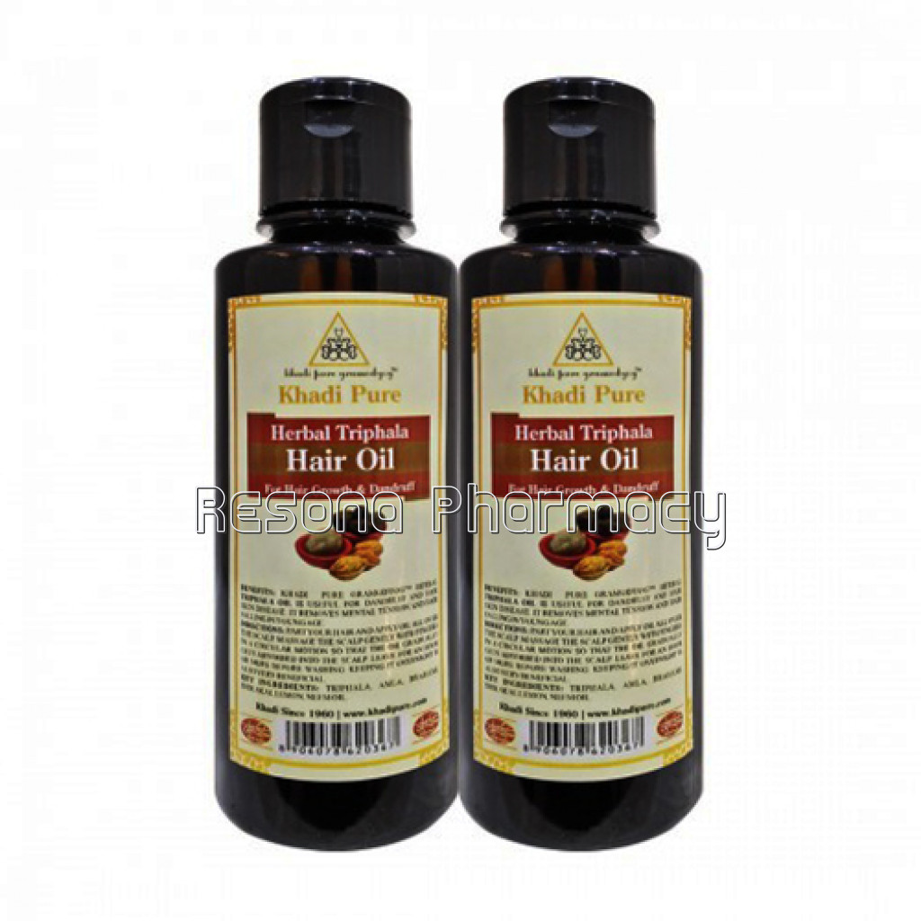Khadi Pure Herbal Triphala Hair Oil   210Ml (Set Of 2)