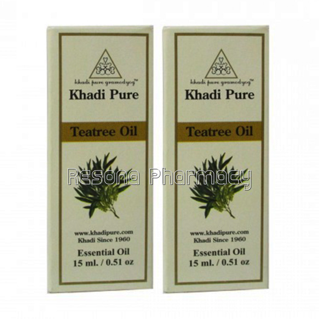 Khadi Pure Herbal Teatree Essential Oil   15Ml (Set Of 2)