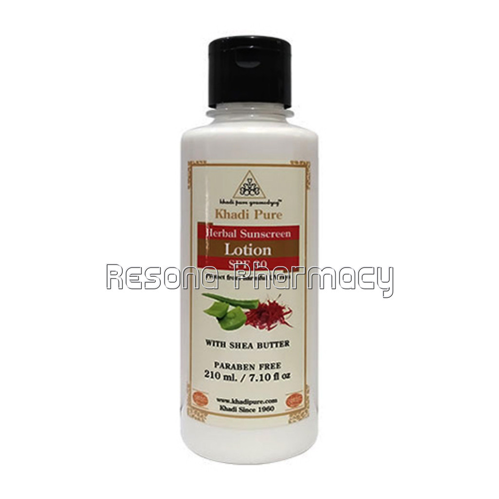 Khadi Pure Herbal Sunscreen Lotion (Spf 30)   210Ml