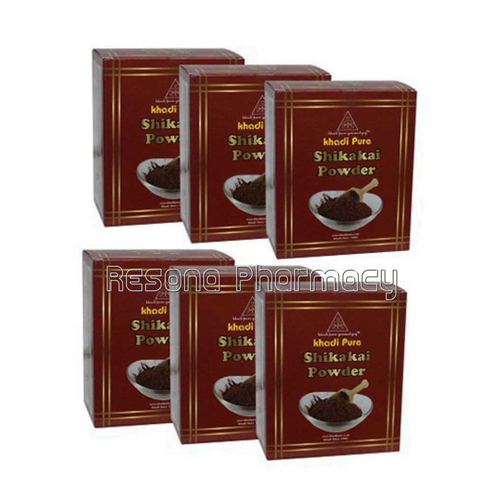 Khadi Pure Herbal Shikakai Powder   80G (Set Of 6)