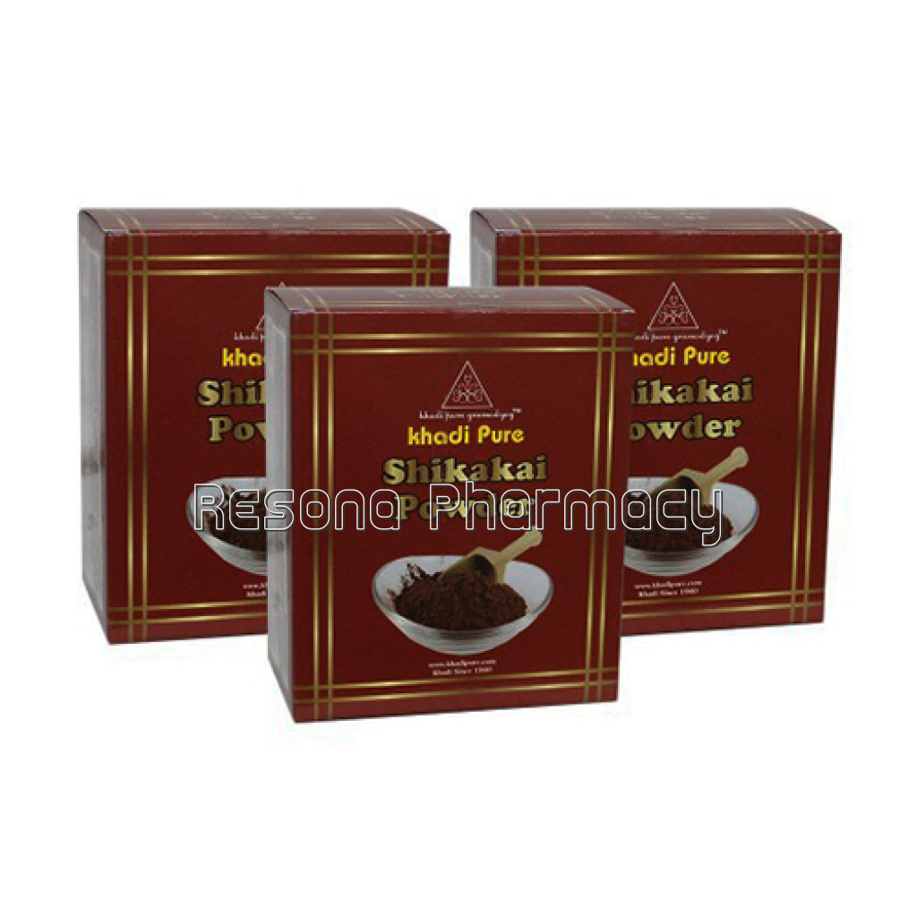 Khadi Pure Herbal Shikakai Powder   80G (Set Of 3)