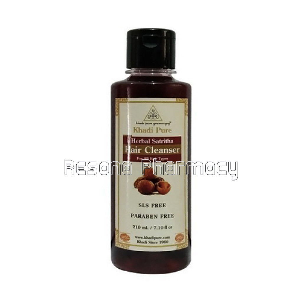 Khadi Pure Herbal Satritha Hair Cleanser Sls Paraben Free   210Ml