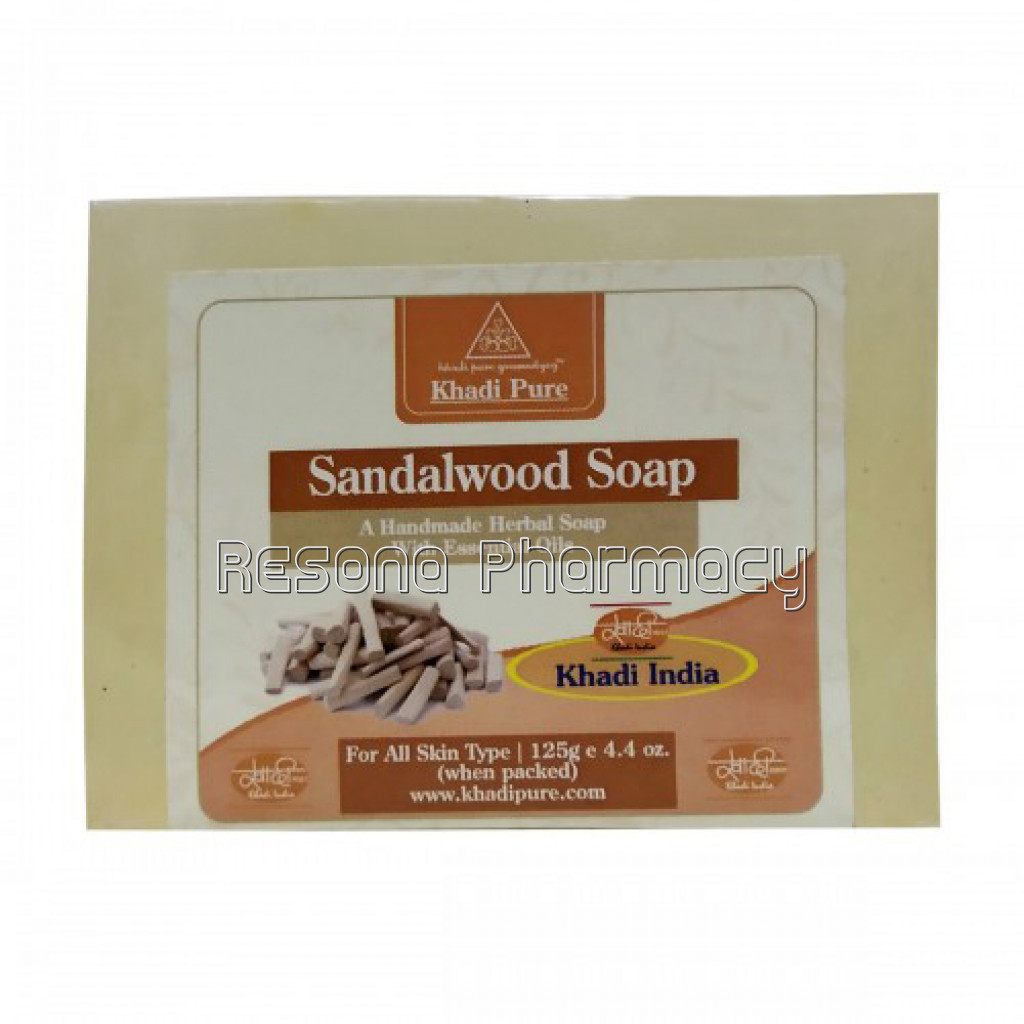 Khadi Pure Herbal Sandalwood Soap   125G