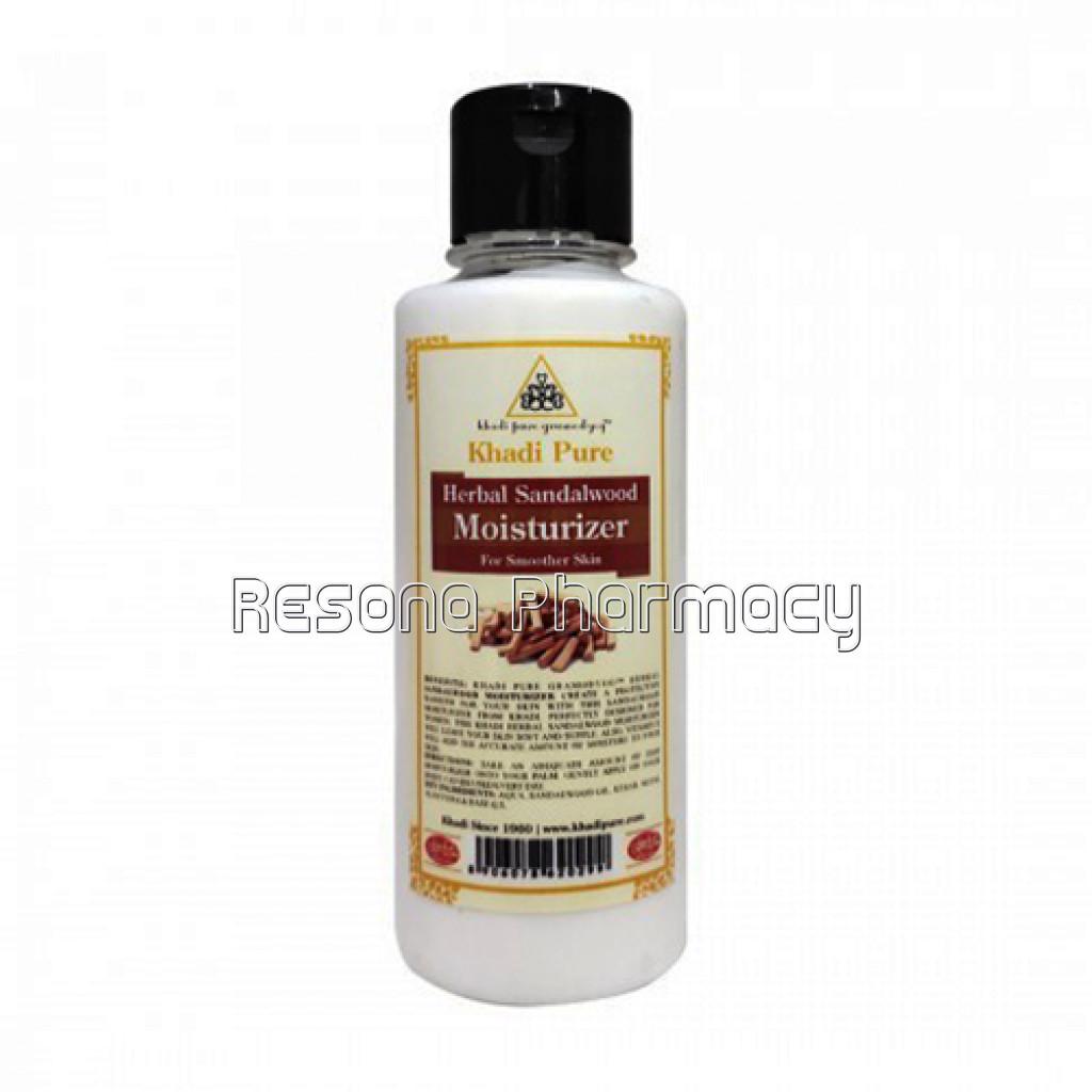 Khadi Pure Herbal Sandalwood Moisturizer   210Ml