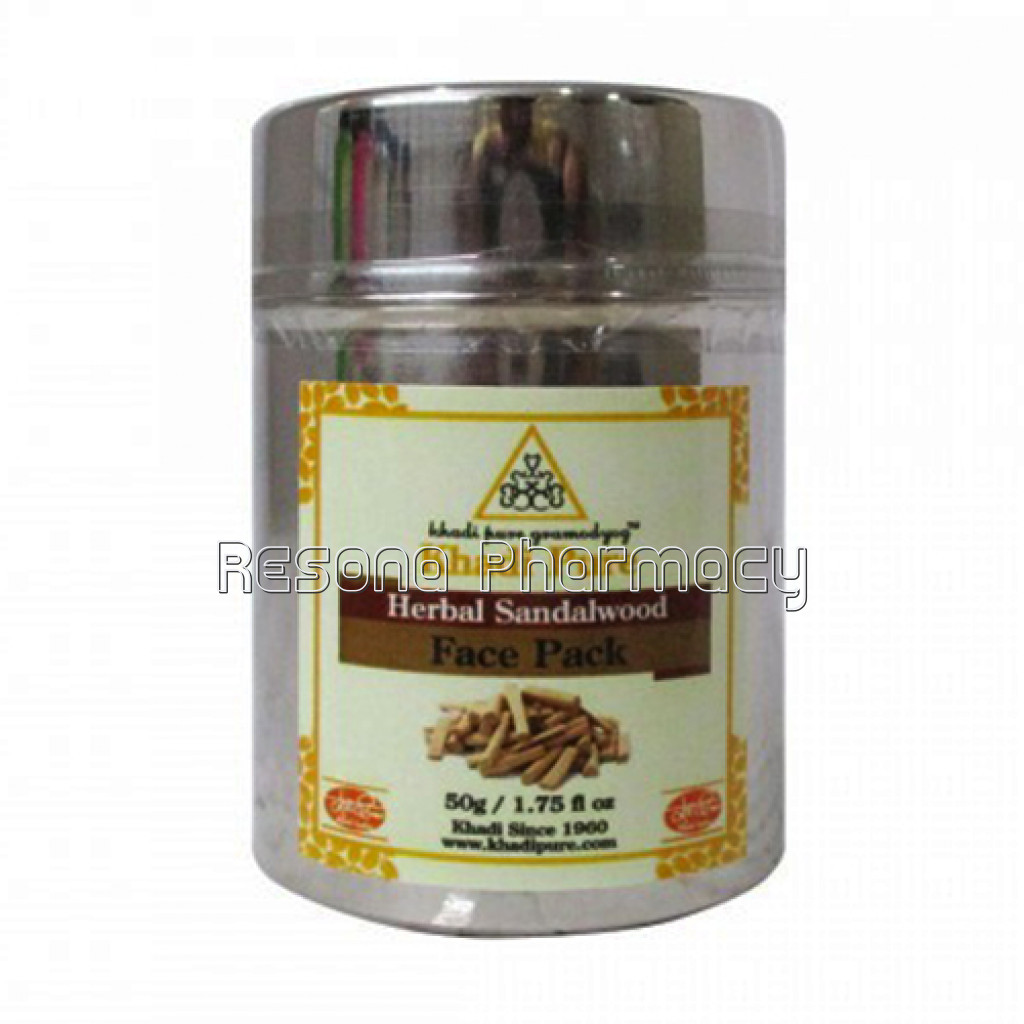 Khadi Pure Herbal Sandalwood Face Pack   50G