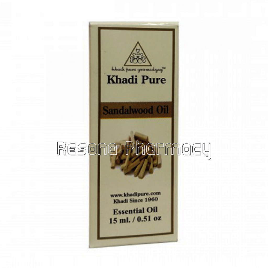Khadi Pure Herbal Sandalwood Essential Oil   15Ml