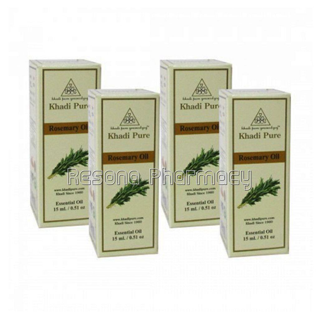 Khadi Pure Herbal Rosemary Essential Oil   15Ml (Set Of 4)