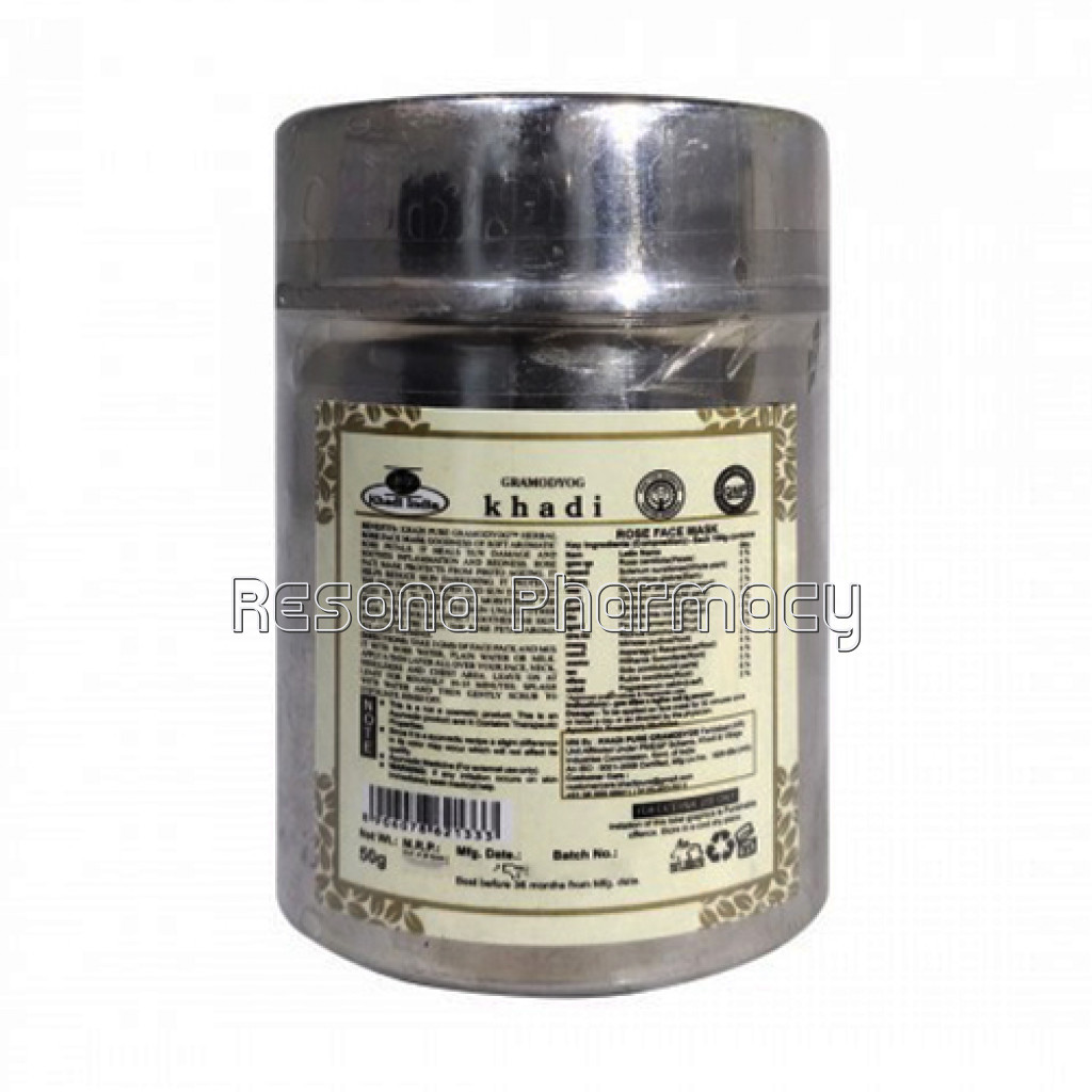 Khadi Pure Herbal Rose Face Mask   50G