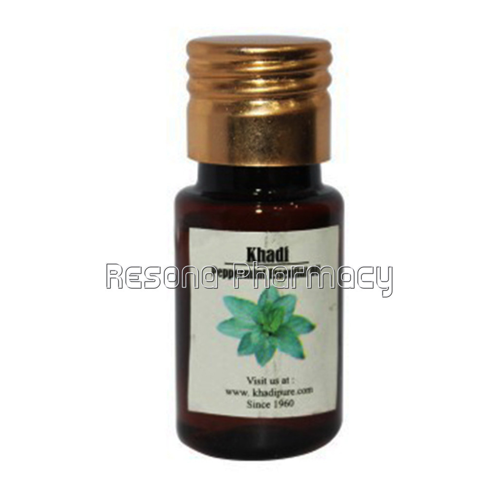 Khadi Pure Herbal Peppermint Essential Oil   15Ml