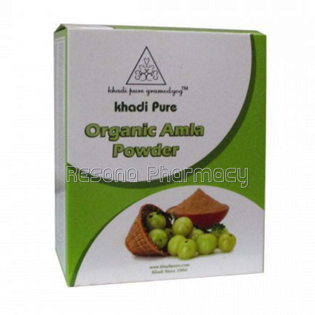 Khadi Pure Herbal Organic Amla Powder   80G
