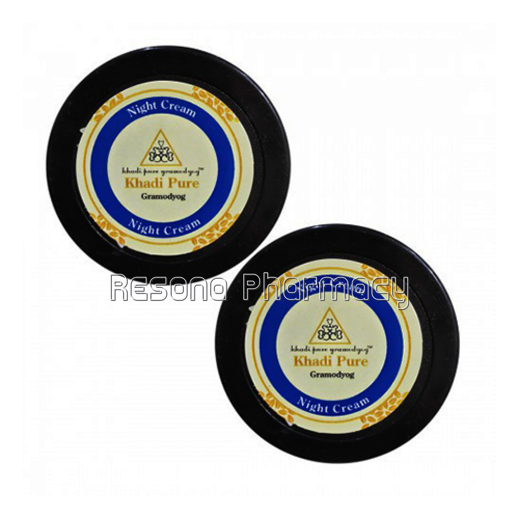 Khadi Pure Herbal Night Cream   50G (Set Of 2)