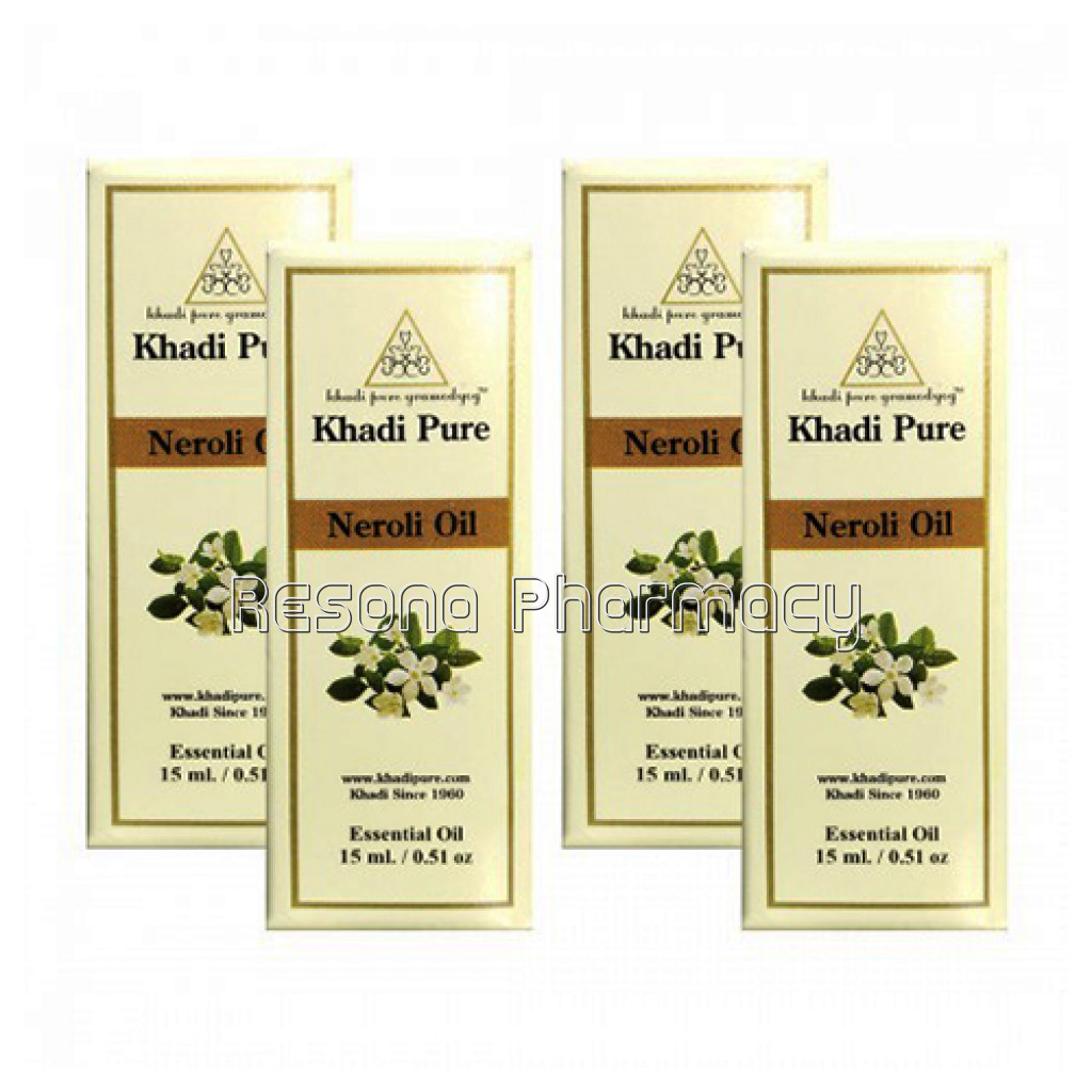 Khadi Pure Herbal Neroli Essential Oil   15Ml (Set Of 4)