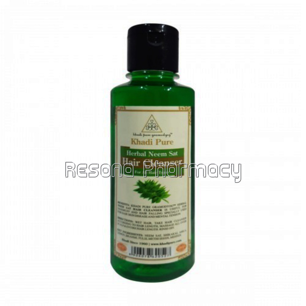 Khadi Pure Herbal Neem Sat Hair Cleanser   210Ml