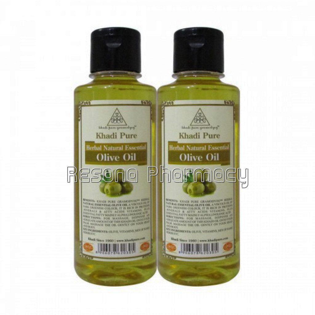 Khadi Pure Herbal NaNaturalEssential Olive Oil   210Ml (Set Of 2)