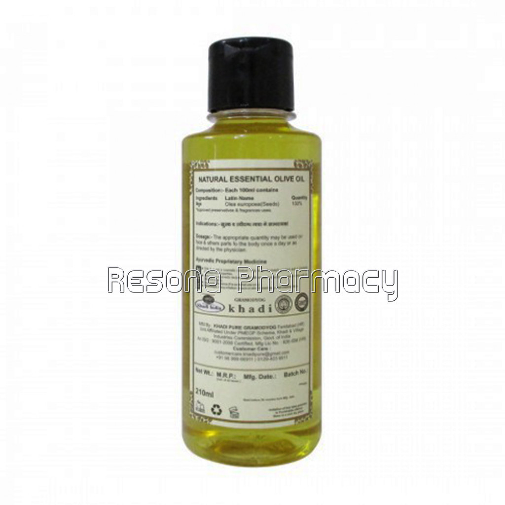 Khadi Pure Herbal NaNaturalEssential Olive Oil   210Ml