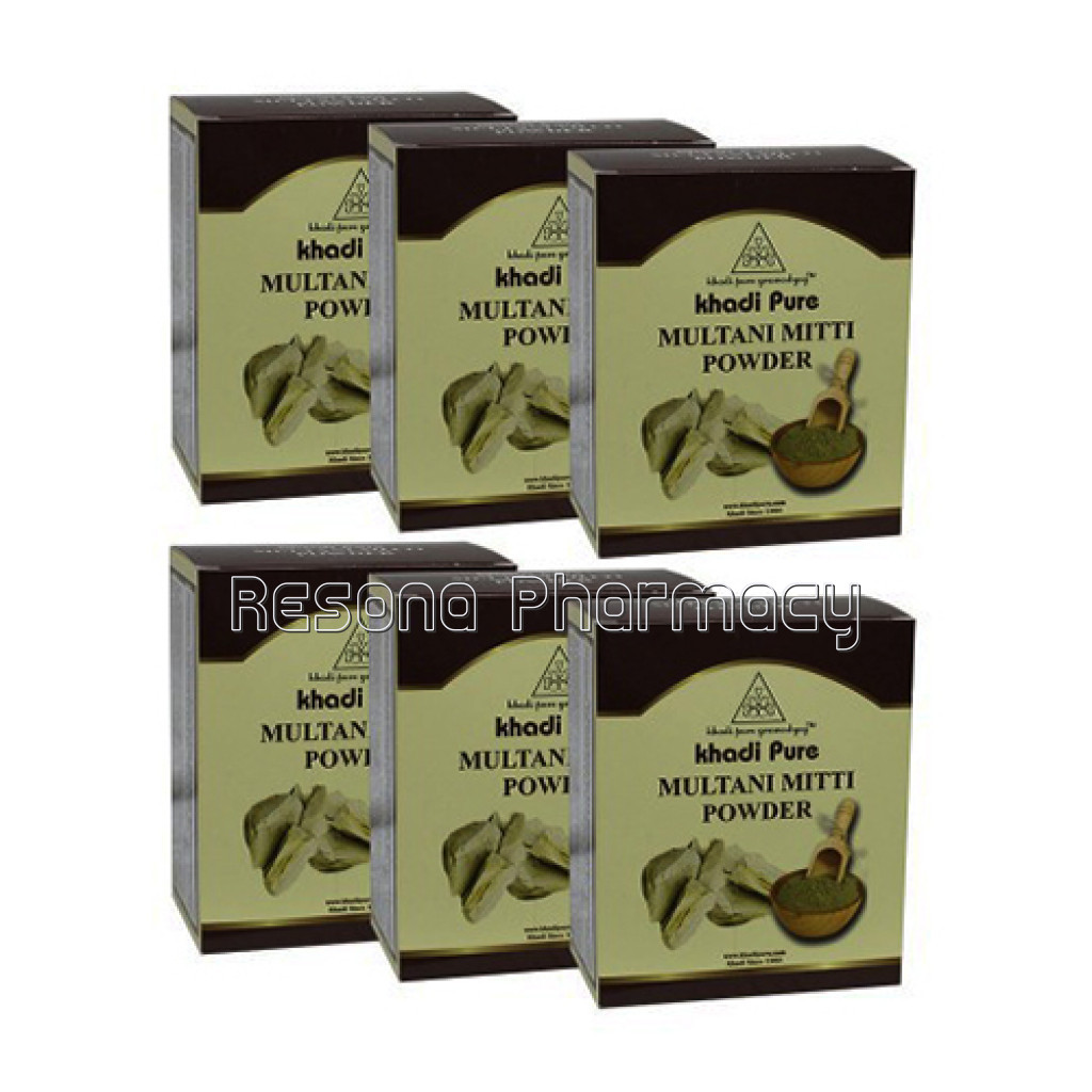 Khadi Pure Herbal Multani Mitti   80G (Set Of 6)