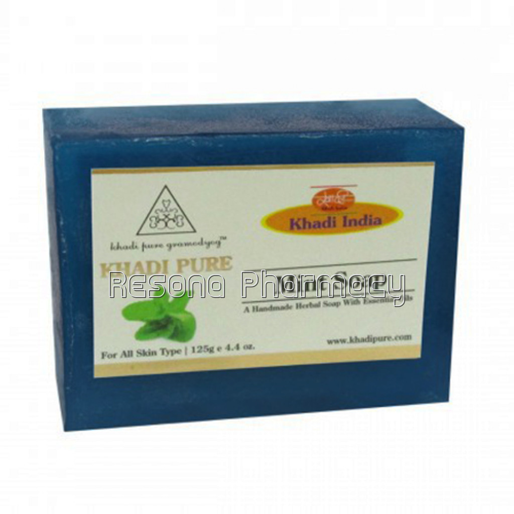 Khadi Pure Herbal Mint Soap   125G