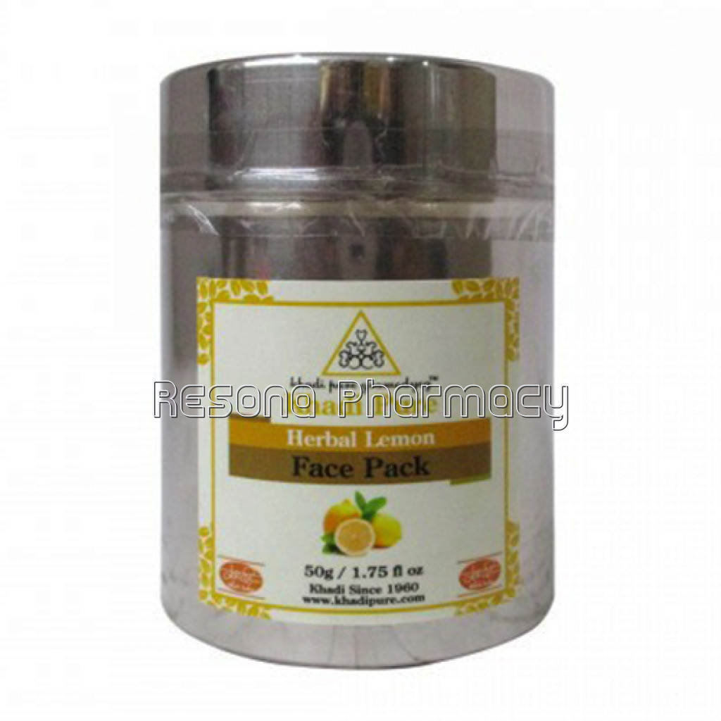 Khadi Pure Herbal Lemon Face Pack   50G