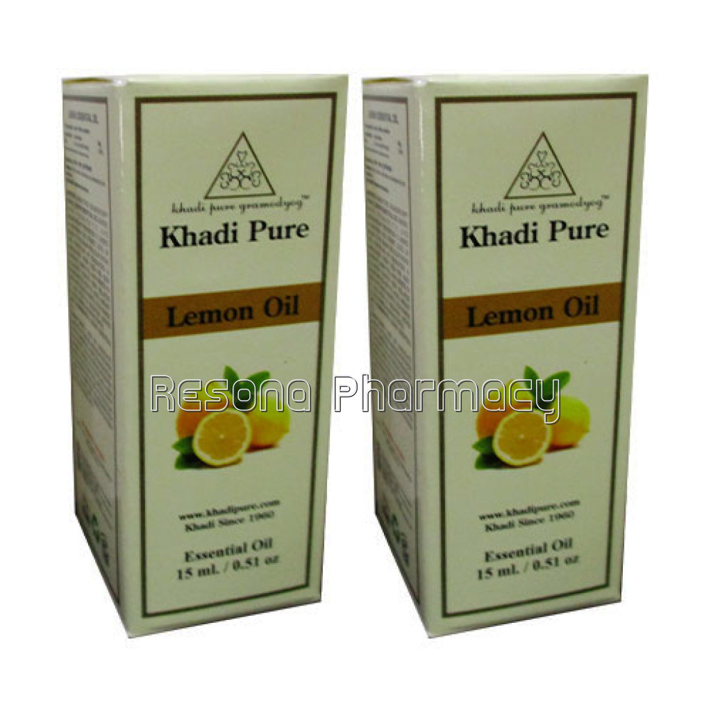 Khadi Pure Herbal Lemon Essential Oil   15Ml (Set Of 2)