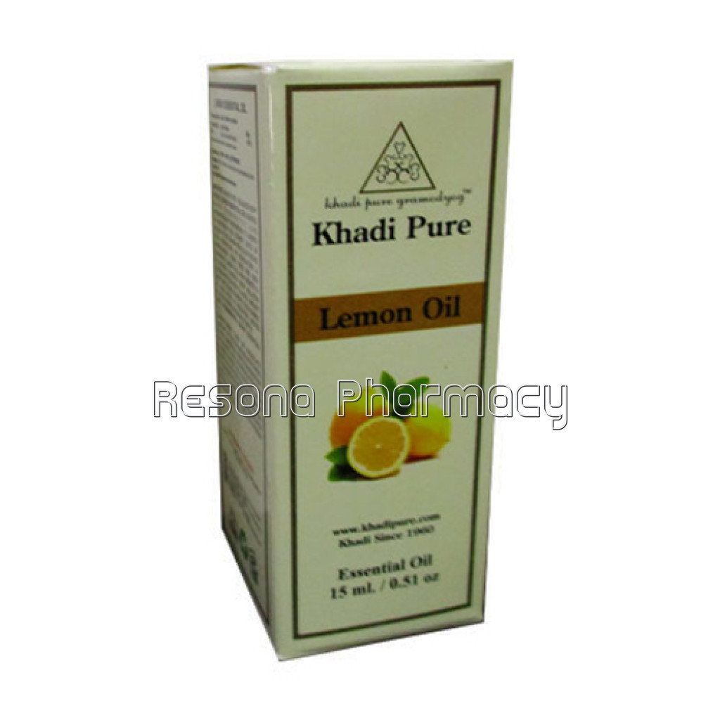 Khadi Pure Herbal Lemon Essential Oil   15Ml