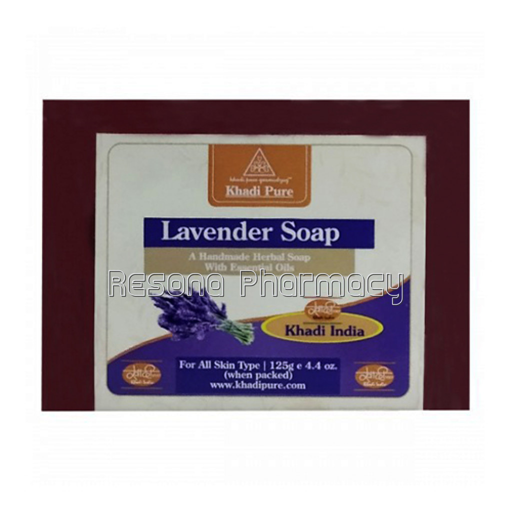 Khadi Pure Herbal Lavender Soap   125G