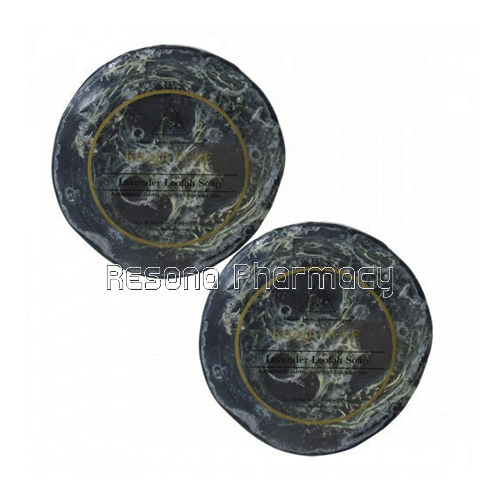 Khadi Pure Herbal Lavender Loofah Soap   100G (Set Of 2)