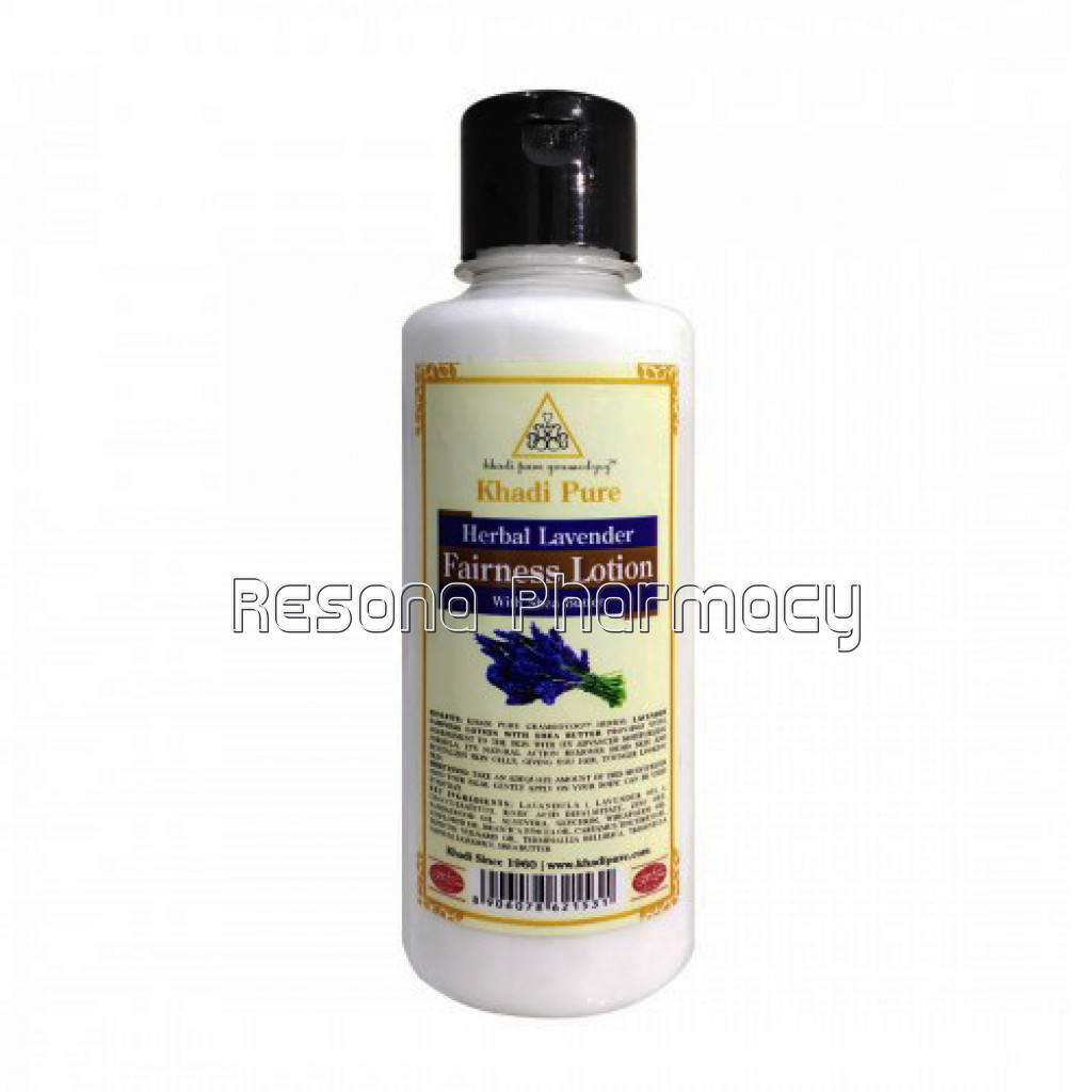 Khadi Pure Herbal Lavender Fairness Lotion With Sheabutter   210Ml