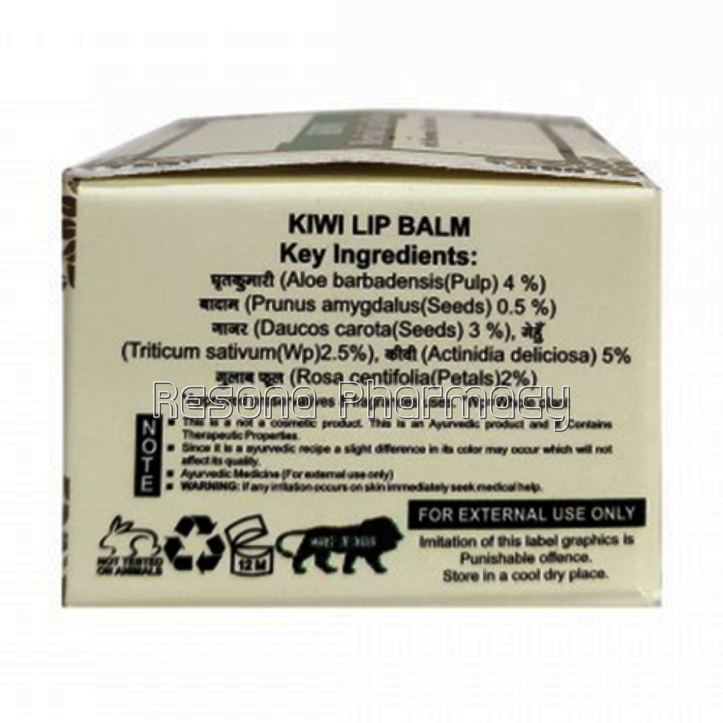 Khadi Pure Herbal Kiwi Lip Balm   10G
