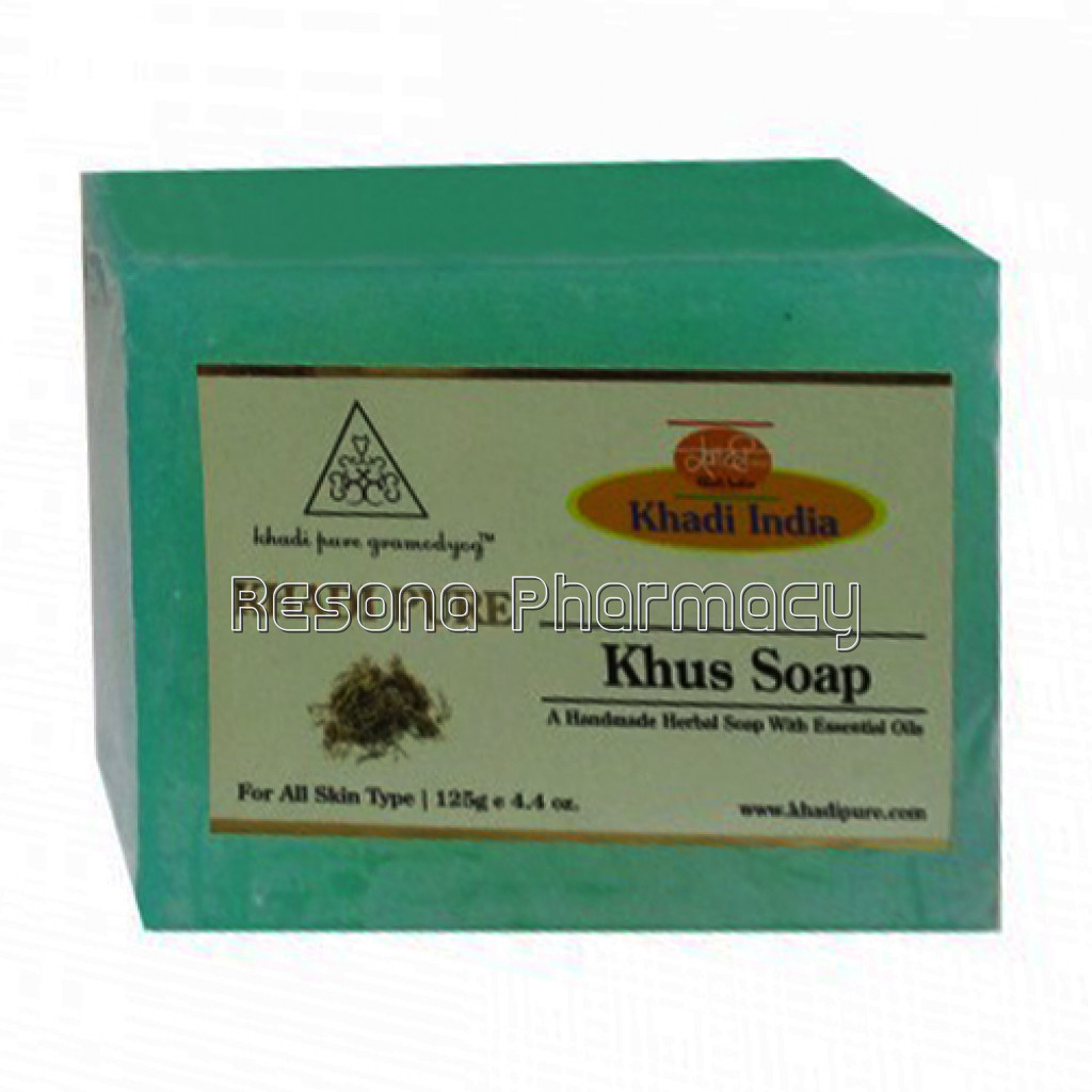 Khadi Pure Herbal Khus Soap   125G