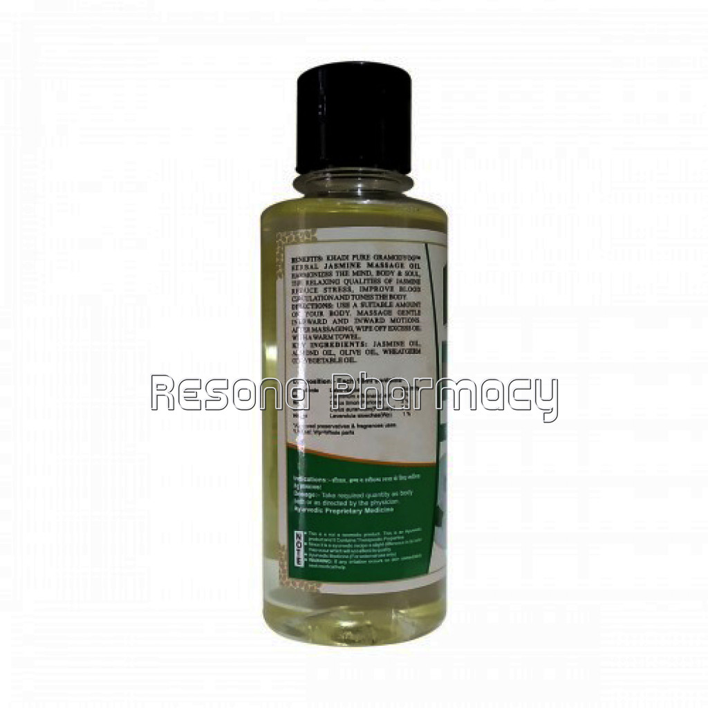 Khadi Pure Herbal Jasmine Massage Oil   210Ml