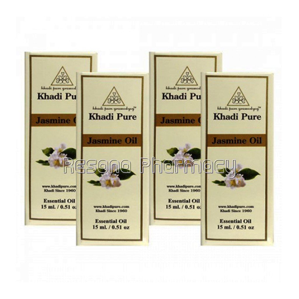Khadi Pure Herbal Jasmine Essential Oil   15Ml (Set Of 4)