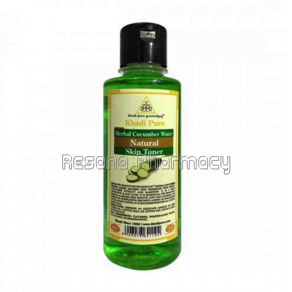 Khadi Pure Herbal Cucumber Water   210Ml
