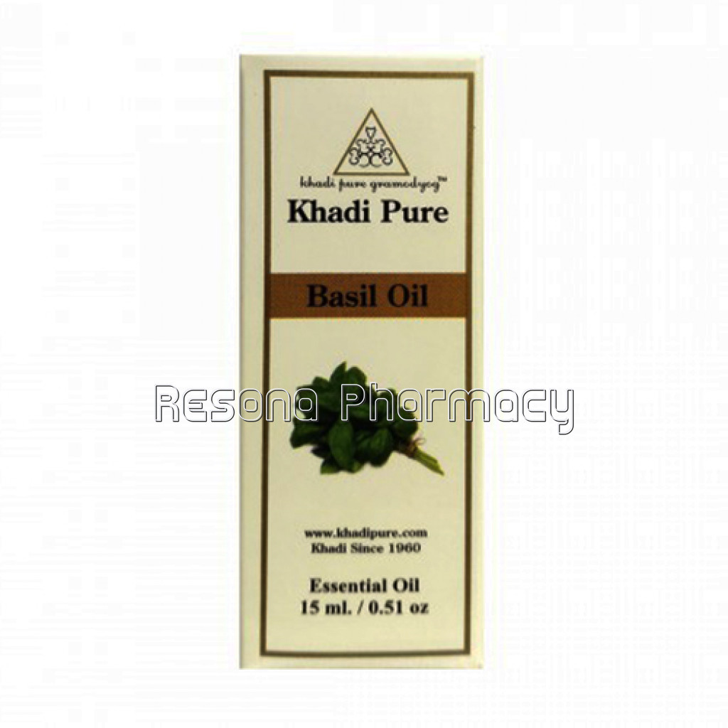 Khadi Pure Herbal Basil Essential Oil   15Ml