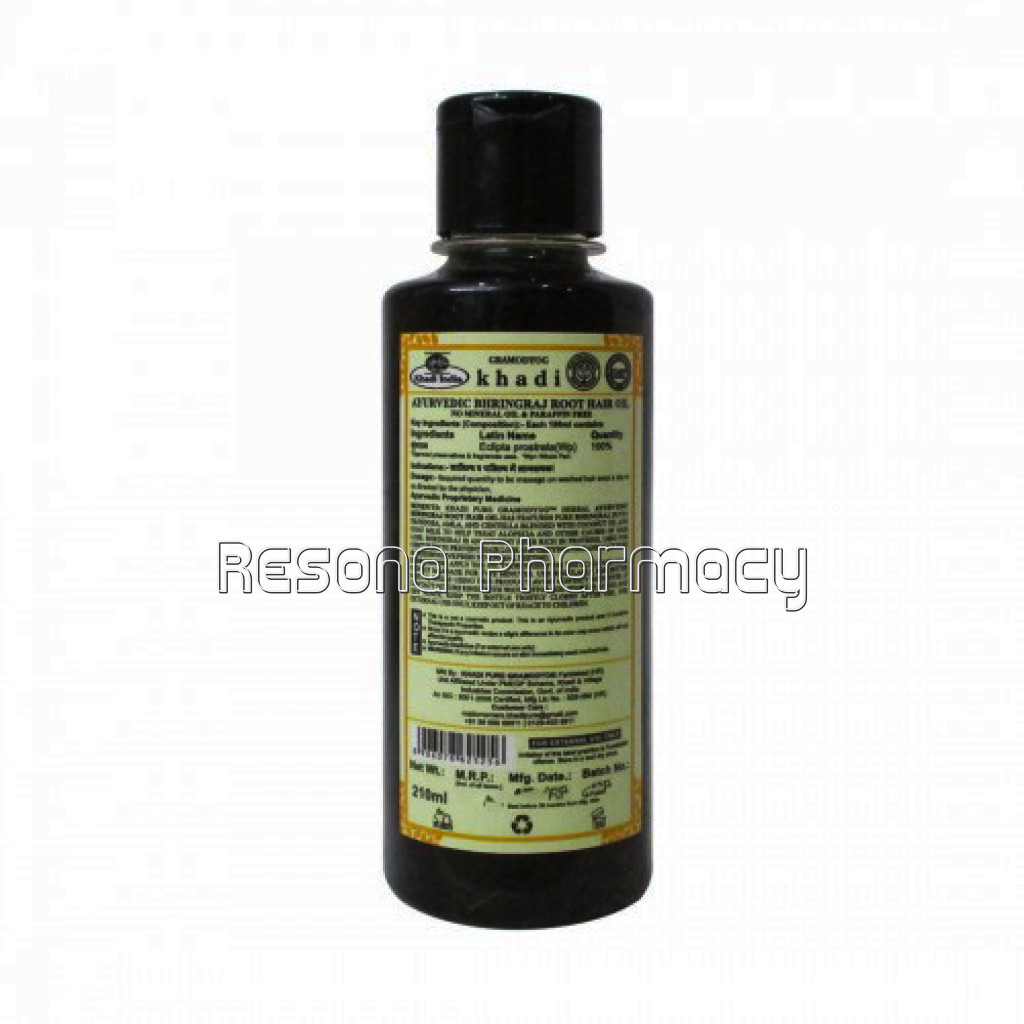 Khadi Pure Herbal Ayurvedic Bhringraj Root Hair Oil   210Ml