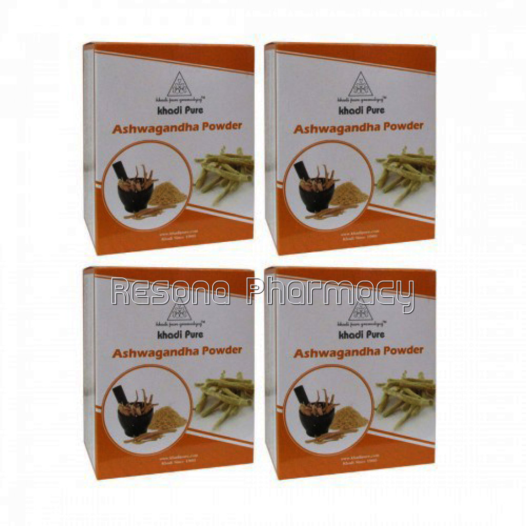 Khadi Pure Herbal Ashwagandha Powder 80G (Set Of 4)