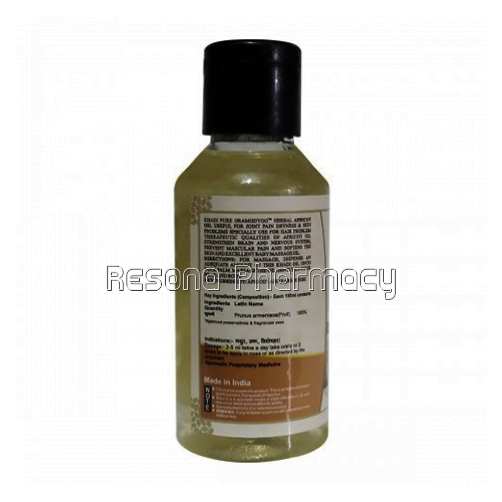 Khadi Pure Herbal Apricot Oil   100Ml