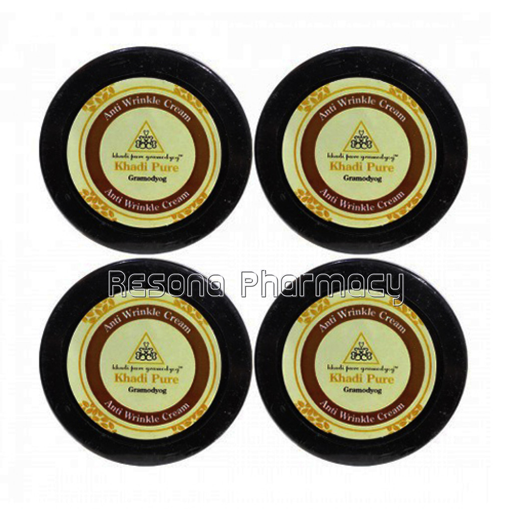 Khadi Pure Herbal Anti Wrinkle Cream   50G (Set Of 4)