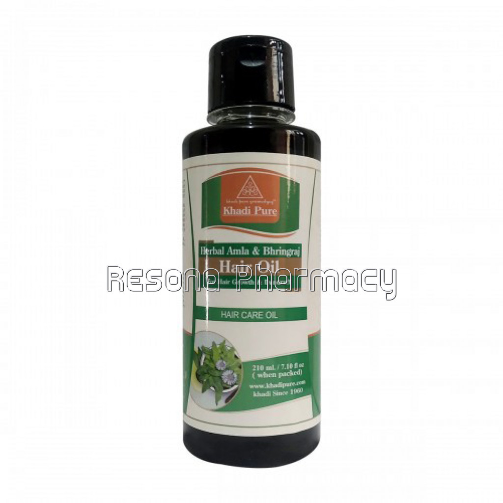 Khadi Pure Herbal Amla and Bhringraj Hair Oil   210Ml