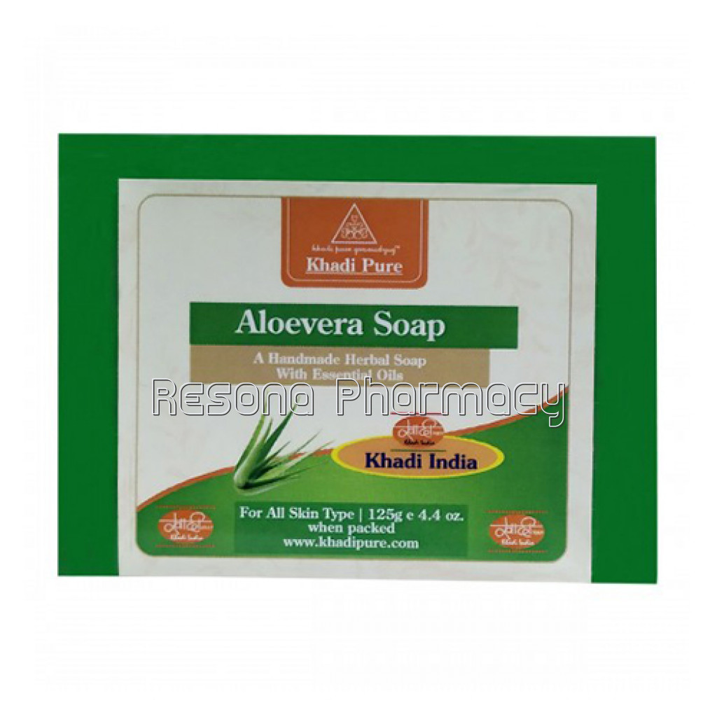 Khadi Pure Herbal Aloevera Soap   125G