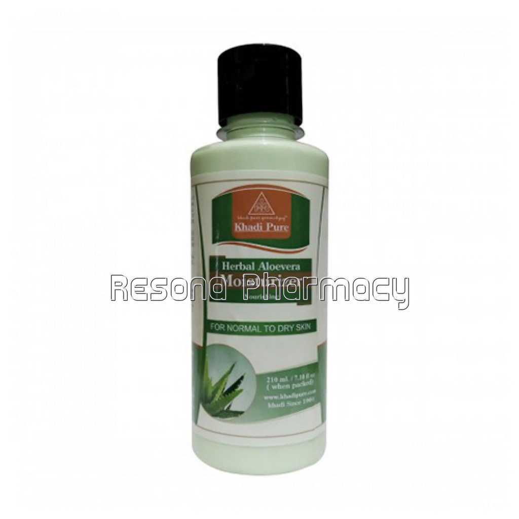 Khadi Pure Herbal Aloevera Moisturizer   210Ml