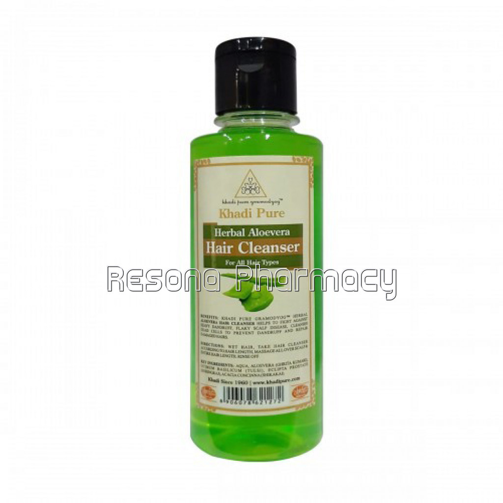 Khadi Pure Herbal Aloevera Hair Cleanser   210Ml