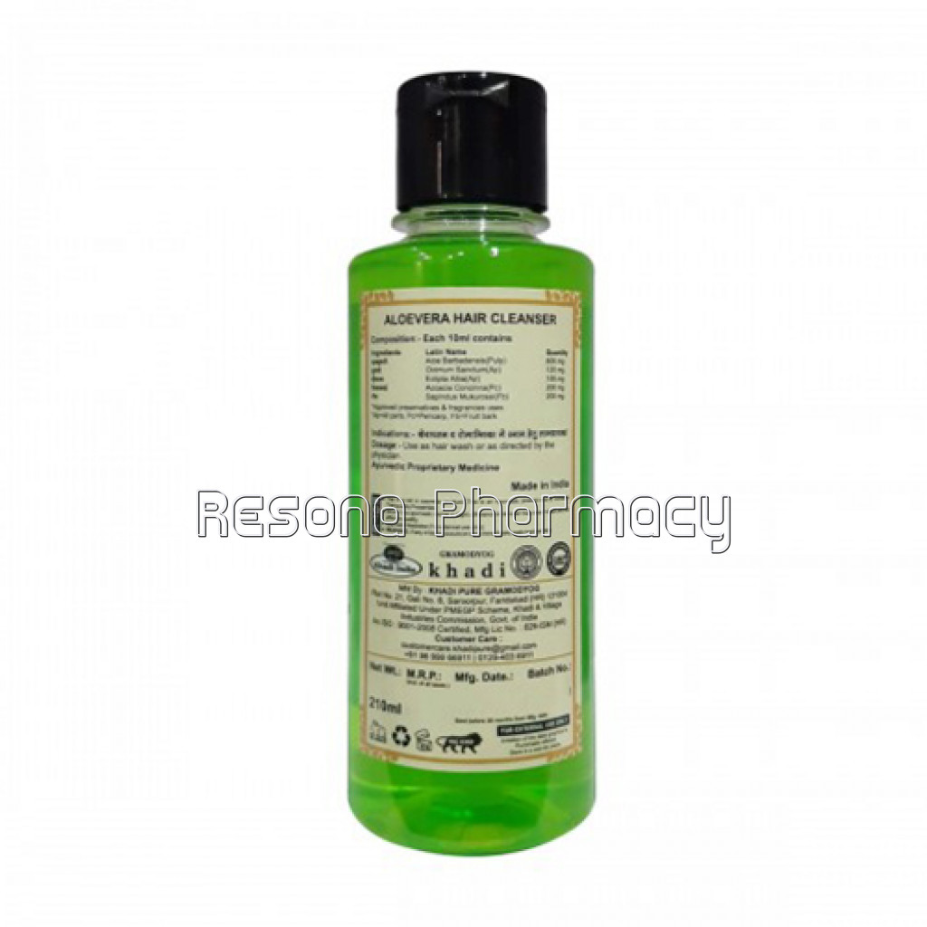 Khadi Pure Herbal Aloevera Hair Cleanser   210Ml