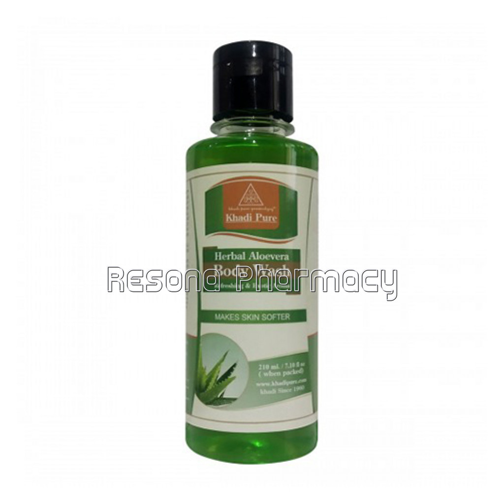 Khadi Pure Herbal Aloevera Body Wash   210Ml