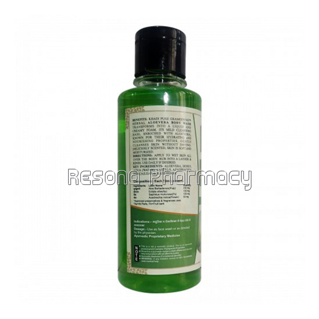 Khadi Pure Herbal Aloevera Body Wash   210Ml