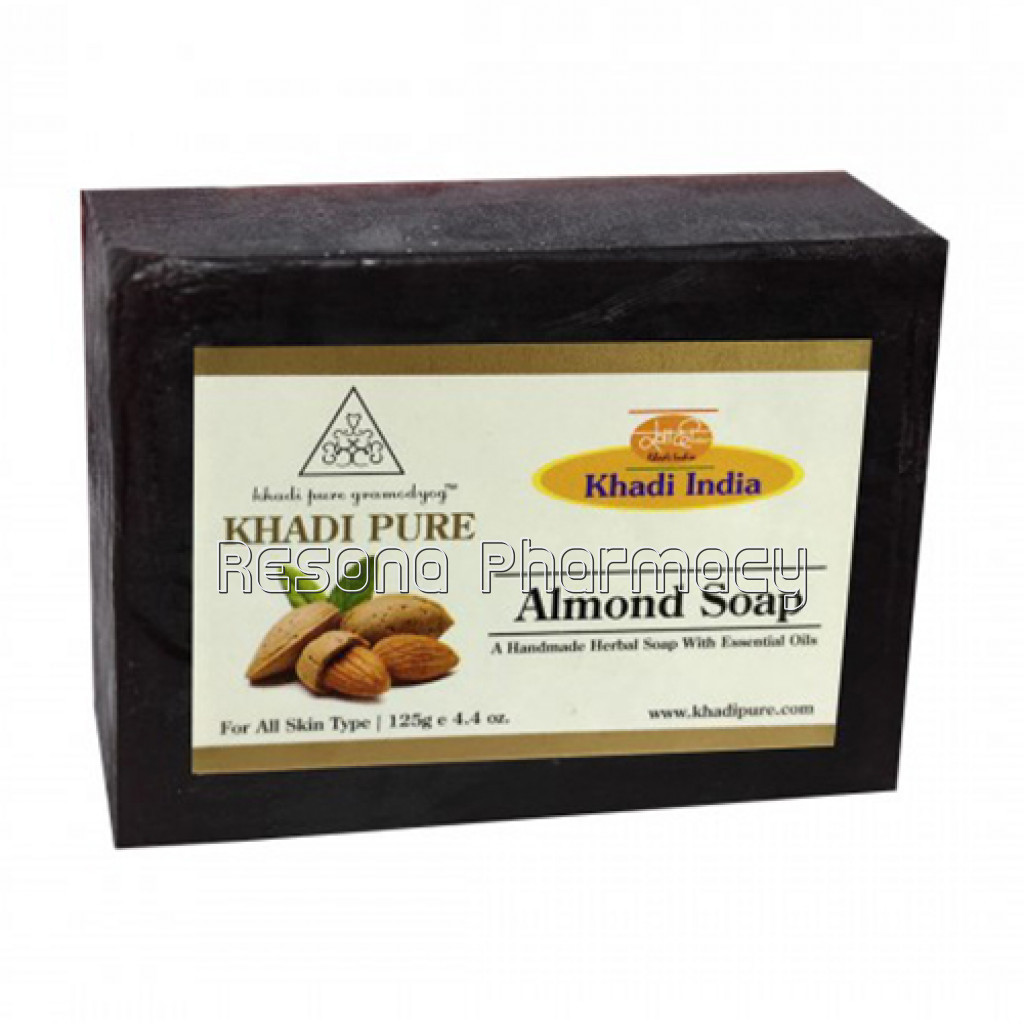 Khadi Pure Herbal Almond Soap   125G