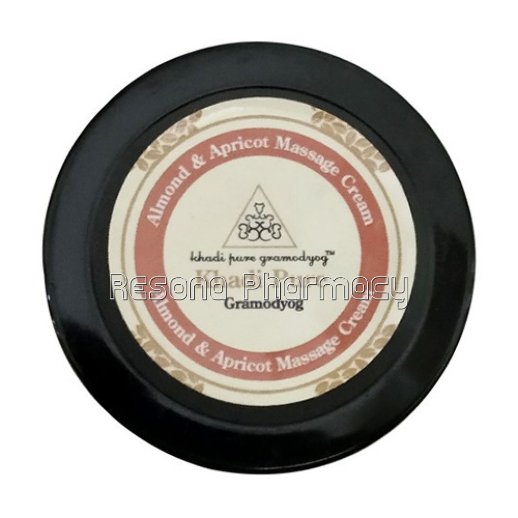 Khadi Pure Herbal Almond and Apricot Massage Cream   50G